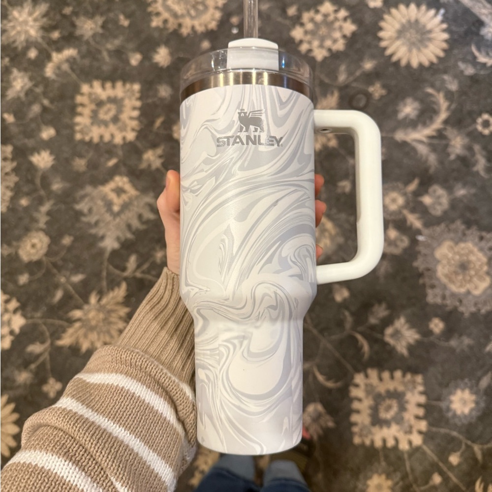 Stanley Swirl Pattern Tumbler with Handle